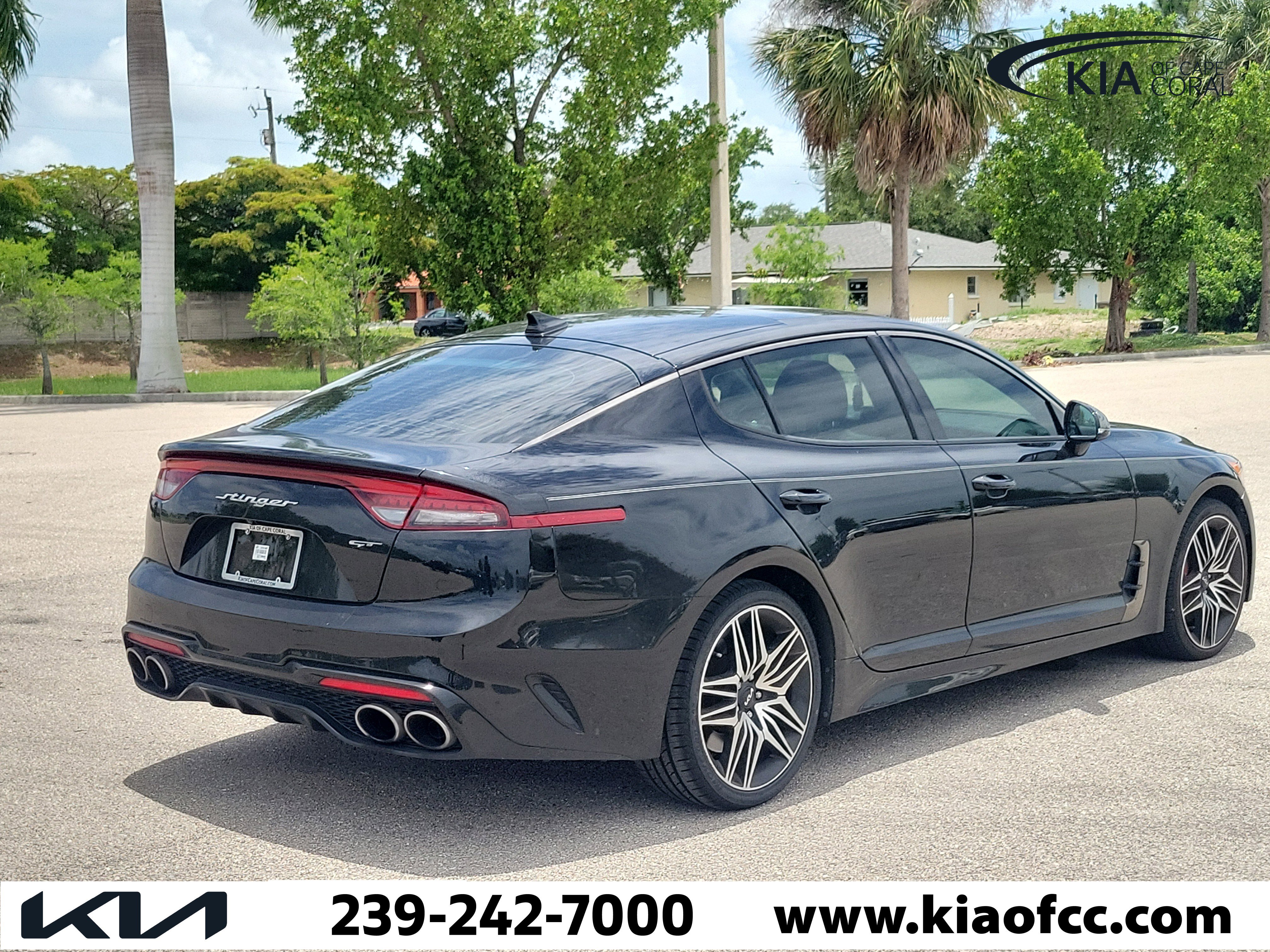Certified 2022 Kia Stinger GT1 w/ Red Interior Color Package RWD image 6