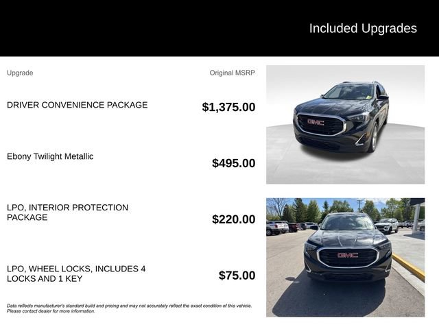 Used 2020 GMC Terrain SLE w/ Driver Convenience Package FWD image 8