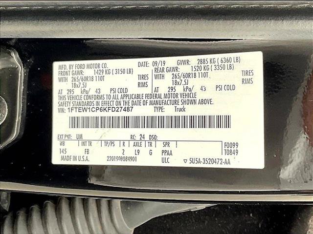 Used 2019 Ford F150 XLT w/ Equipment Group 302A Luxury RWD image 30