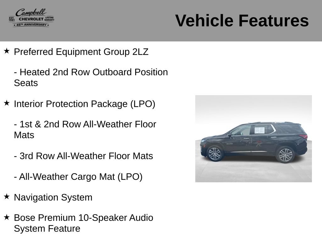 Used 2023 Chevrolet Traverse High Country FWD image 5