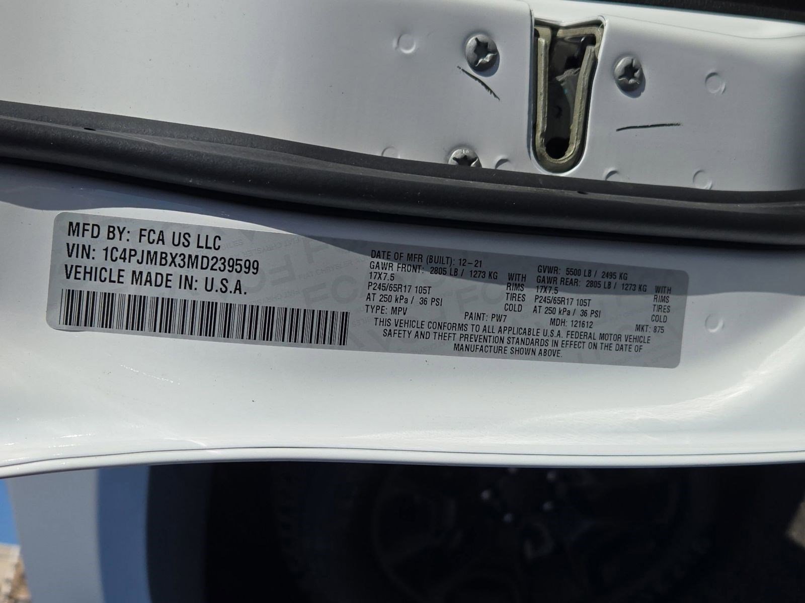 Used 2021 Jeep Cherokee Trailhawk w/ Technology Group image 20