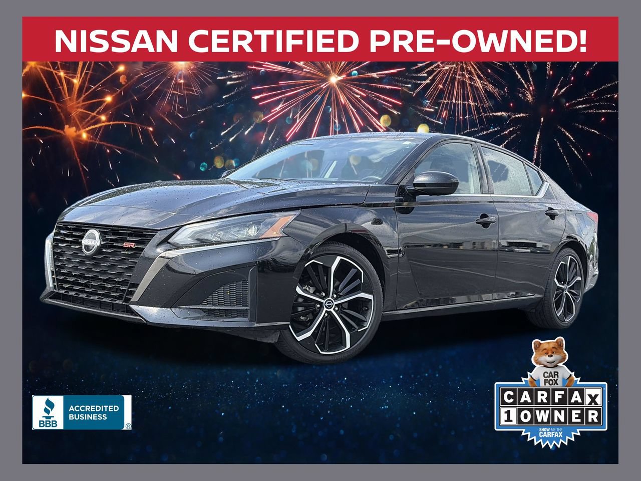 Certified 2025 Nissan Altima 2.5 SR w/ SR Premium Package FWD image 1