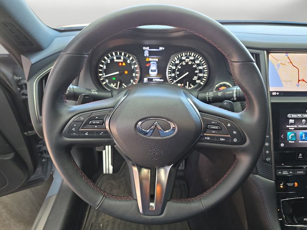 Used 2022 INFINITI Q50 Red Sport 400 w/ Carbon Fiber Package image 12