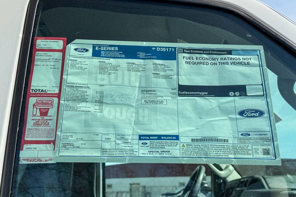 New 2025 Ford E-350 and Econoline 350 Super Duty w/ Power Equipment Group image 10