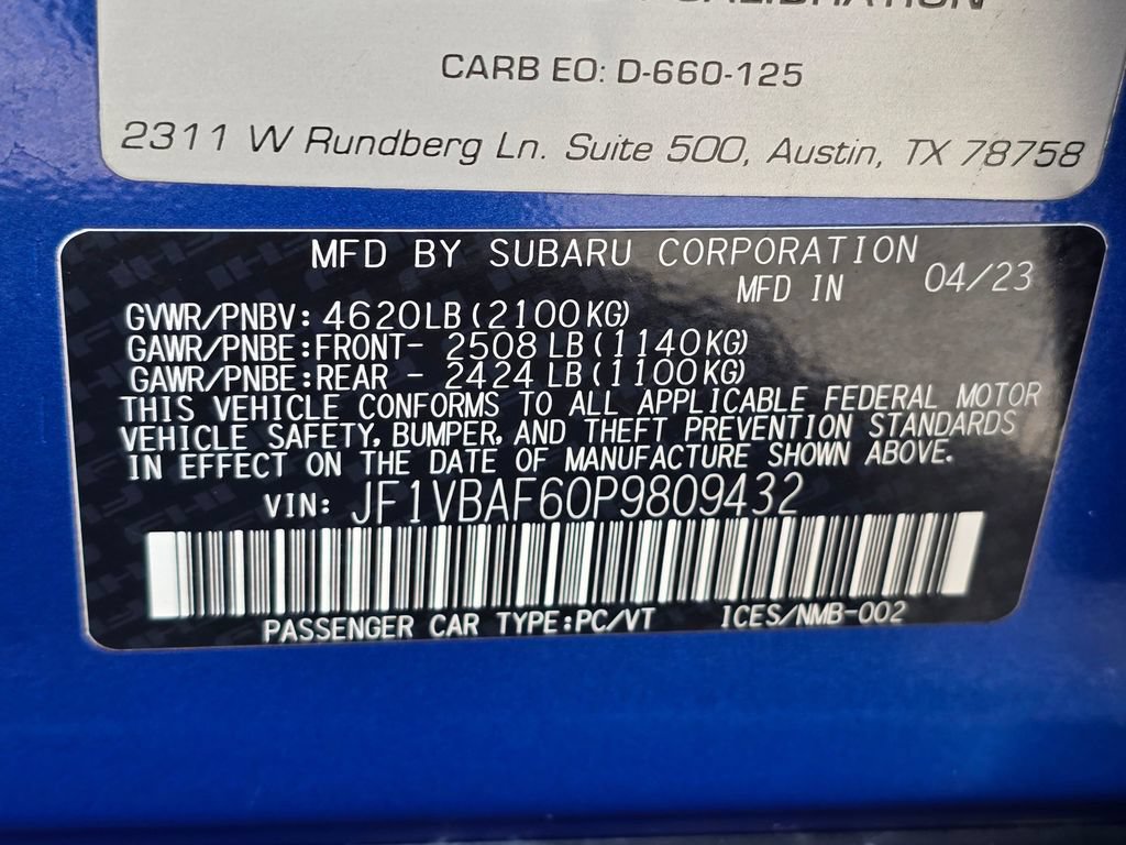 Used 2023 Subaru WRX Premium AWD/4WD image 33
