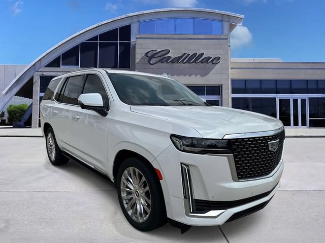 Used 2021 Cadillac Escalade Premium Luxury w/ Driver Assist Tech Package RWD image 3
