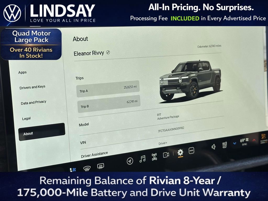 Used 2022 Rivian R1T Adventure image 22