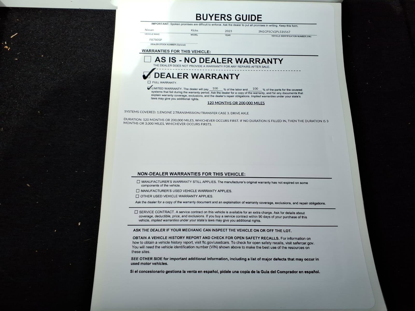 Used 2023 Nissan Kicks SV image 36