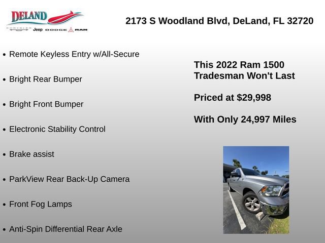 Used 2022 RAM 1500 Tradesman w/ Tradesman SXT Package AWD/4WD image 13
