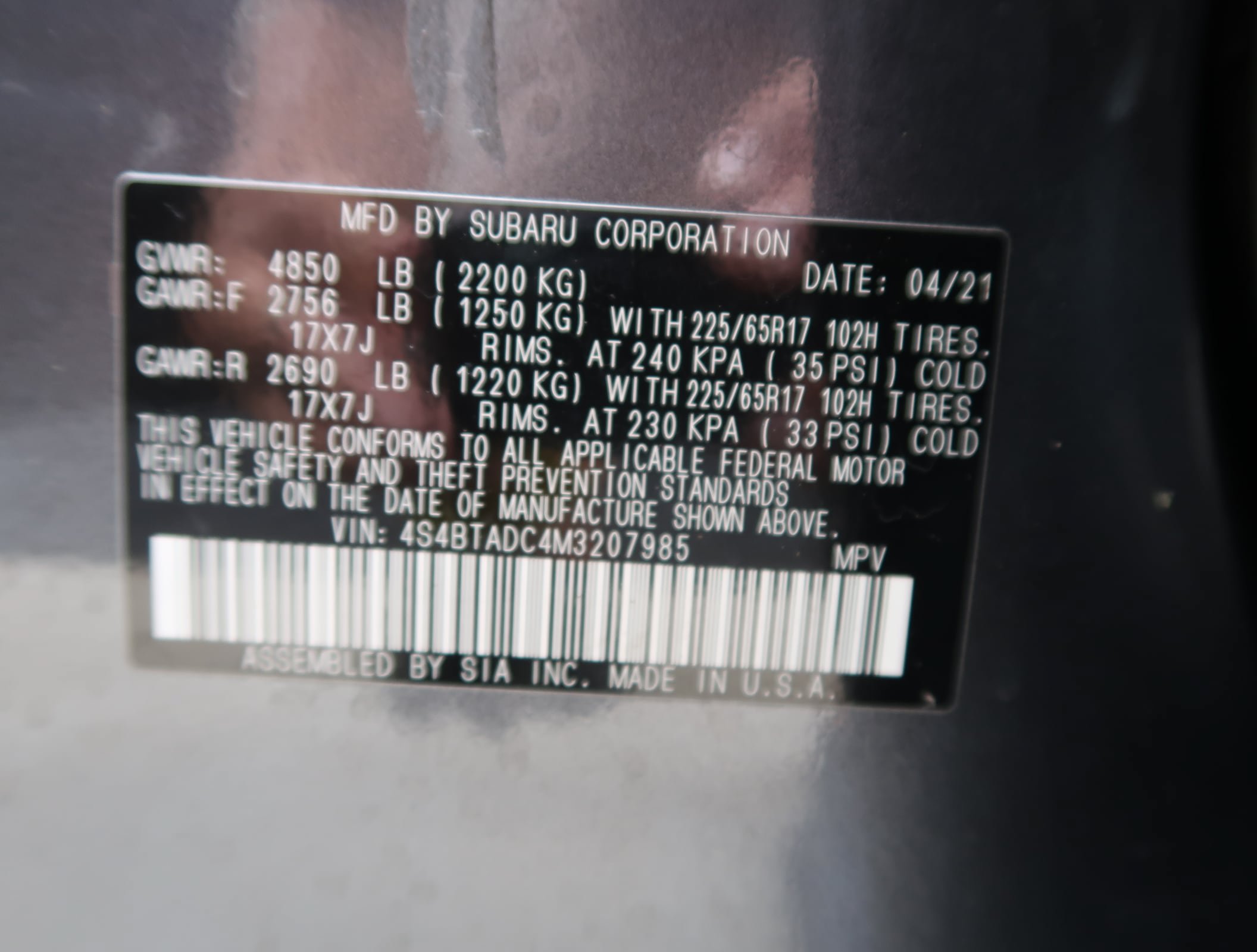 Used 2021 Subaru Outback Premium AWD/4WD image 46