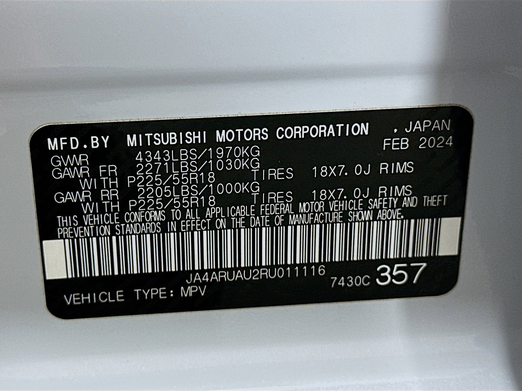 Used 2024 Mitsubishi Outlander Sport ES image 12