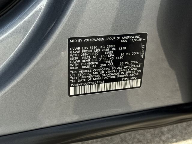 New 2026 Volkswagen Atlas SEL image 34