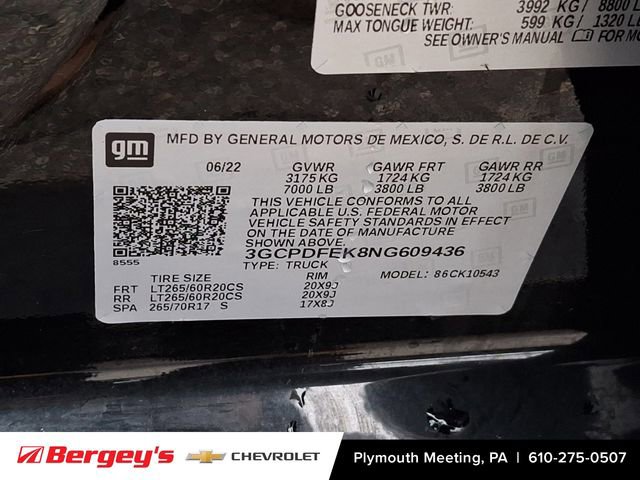 Certified 2022 Chevrolet Silverado 1500 LT Trail Boss w/ LPO, Dark Essentials Package image 29