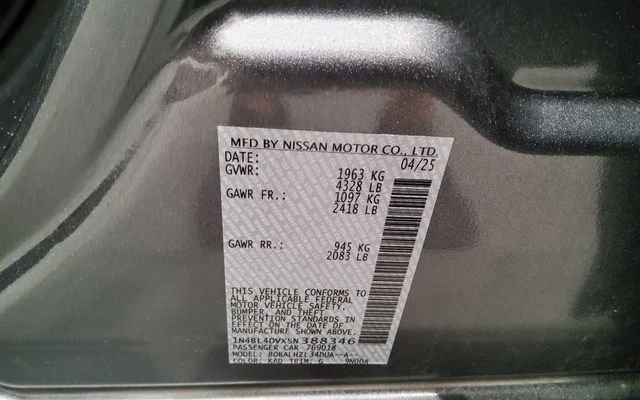 Used 2025 Nissan Altima 2.5 SV FWD image 35