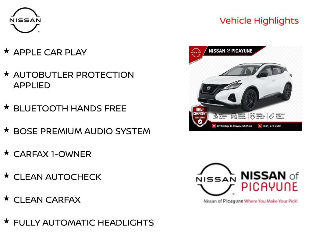 Certified 2023 Nissan Murano SV w/ SV Midnight Edition Package FWD image 11