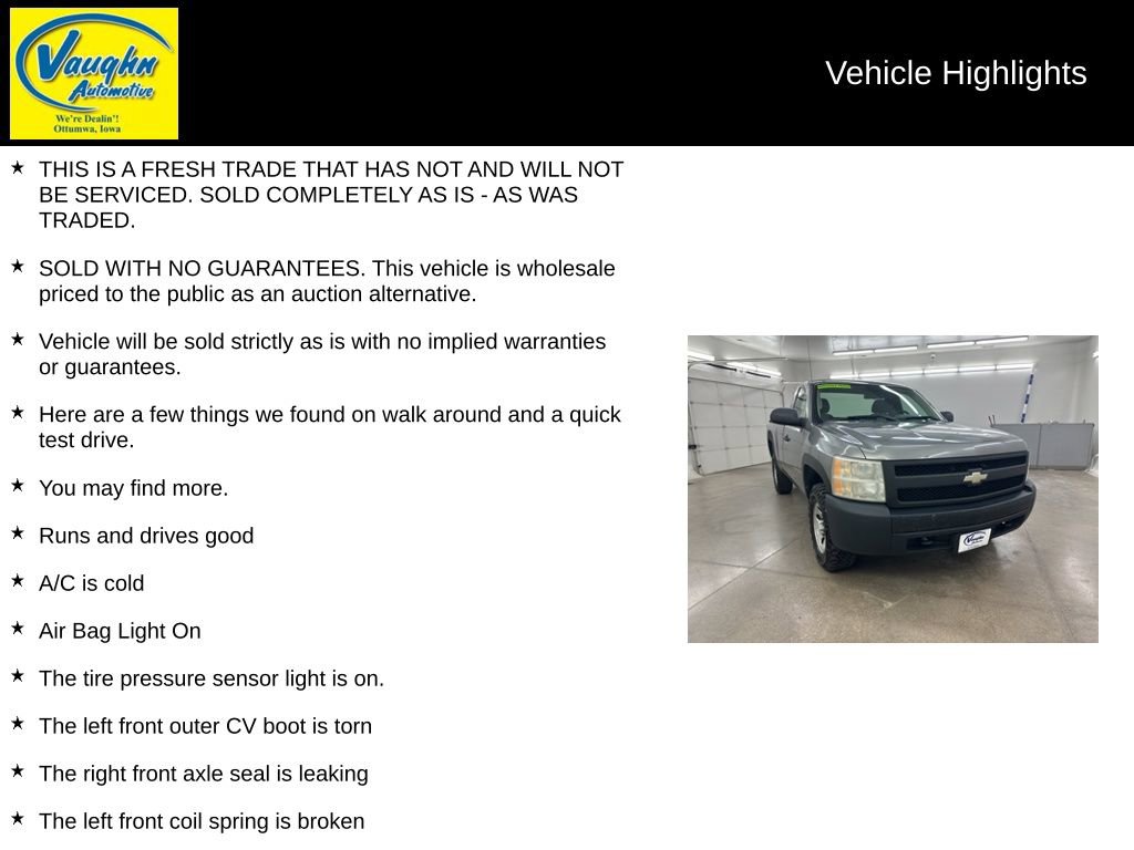 Used 2007 Chevrolet Silverado 1500 W/T image 2