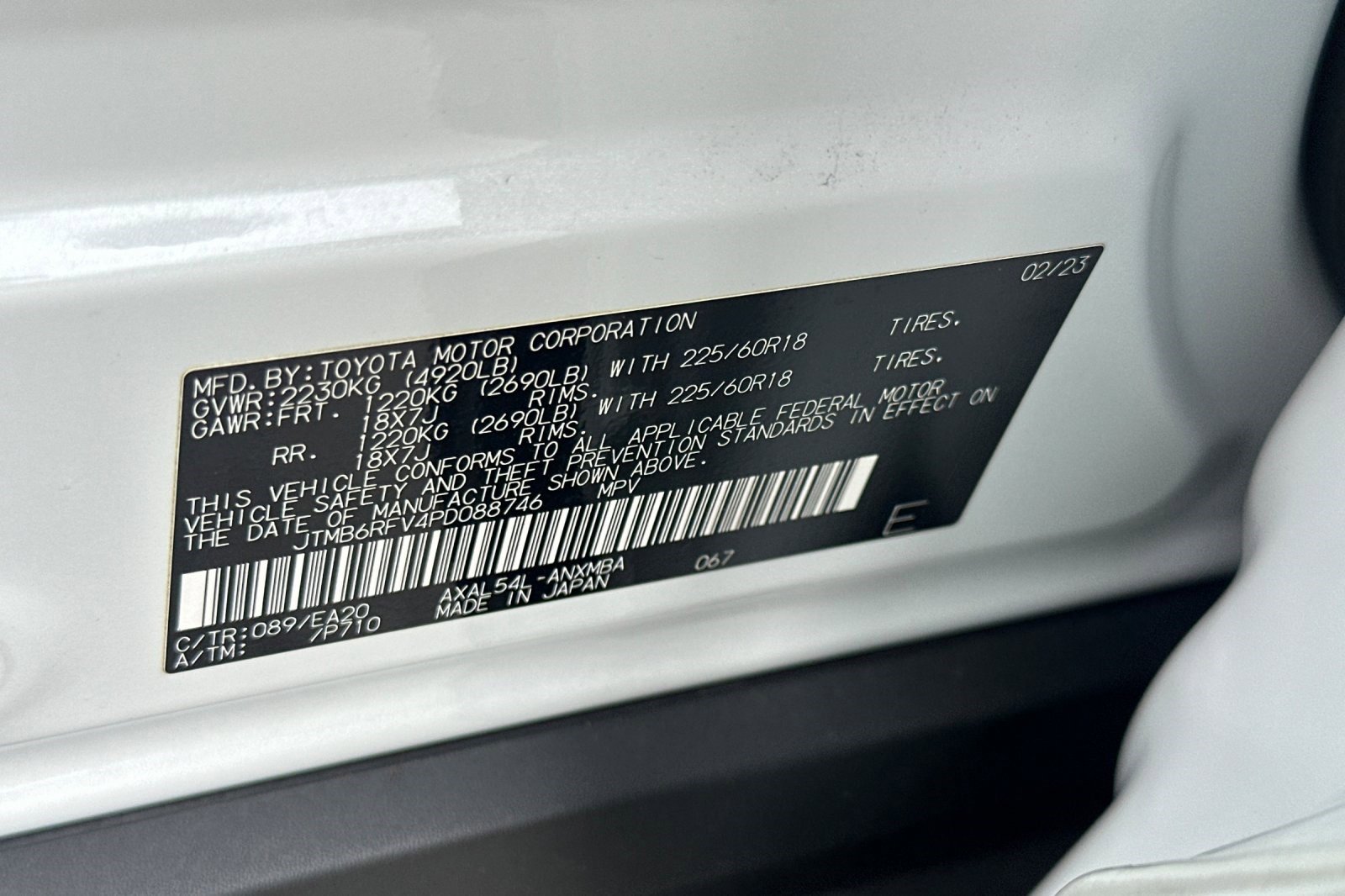 Used 2023 Toyota RAV4 XLE Premium AWD/4WD image 39