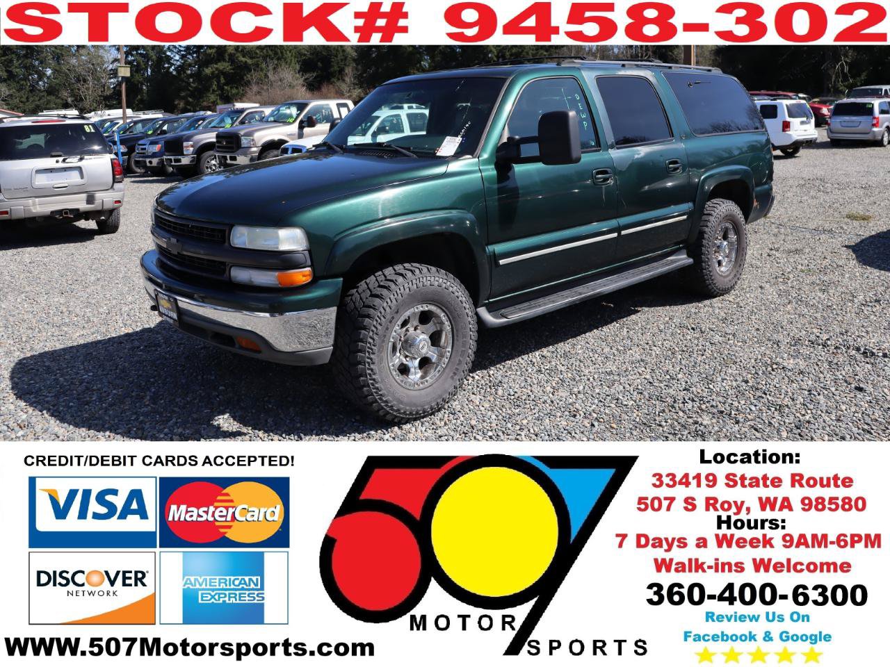 Used 2001 Chevrolet Suburban 2500 LT w/ LT Preferred Equipment Group AWD/4WD image 3