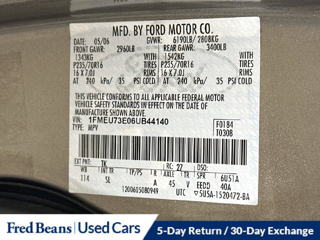 Used 2006 Ford Explorer XLT AWD/4WD image 35
