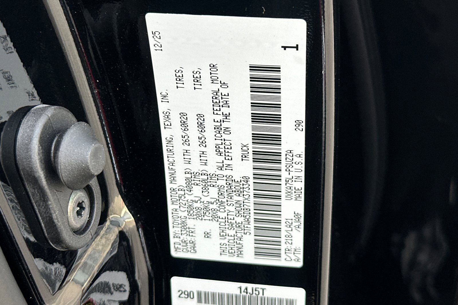 New 2026 Toyota Tundra Platinum image 26