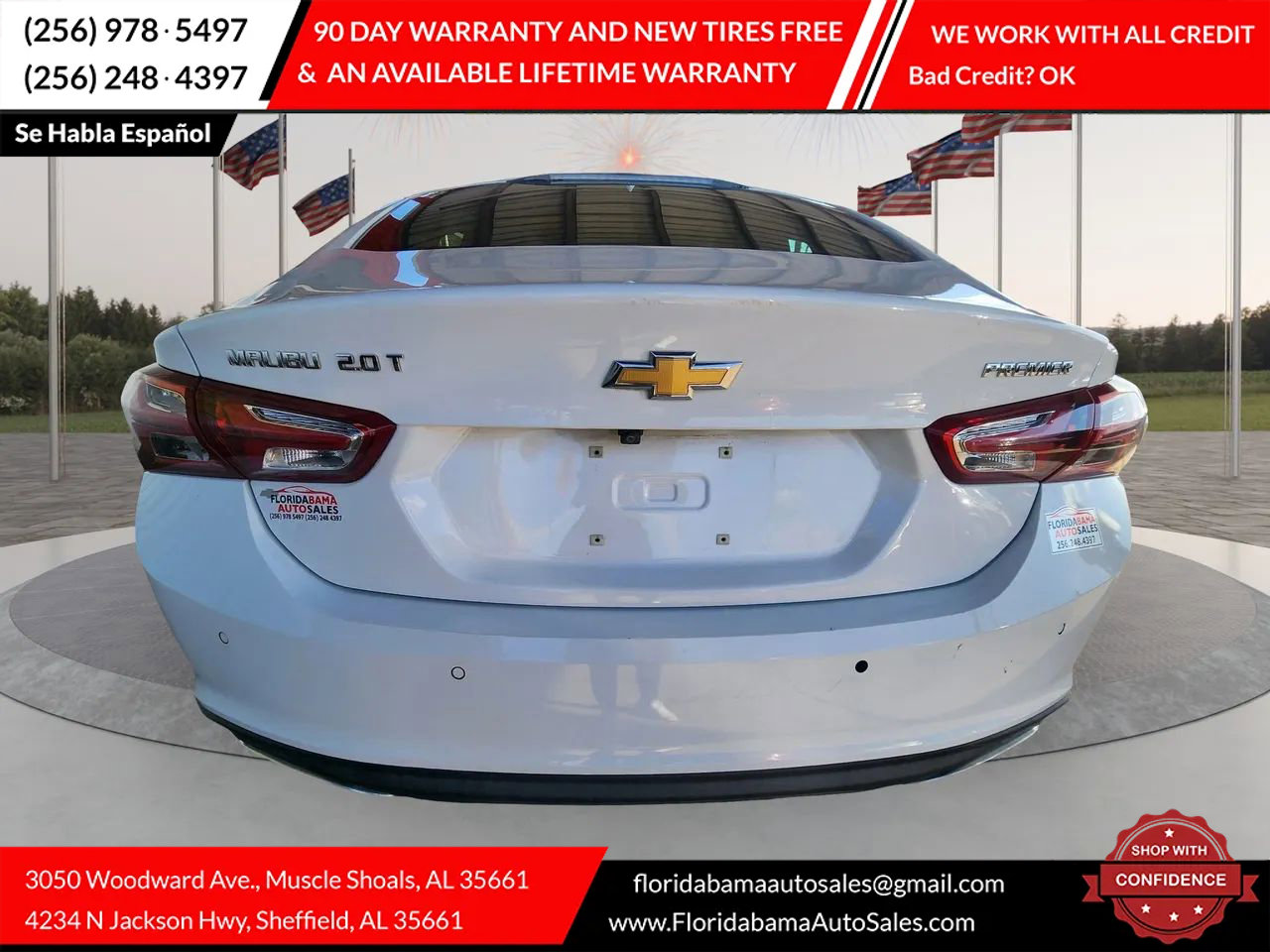 Used 2019 Chevrolet Malibu Premier w/ Sun and Wheel Package image 6