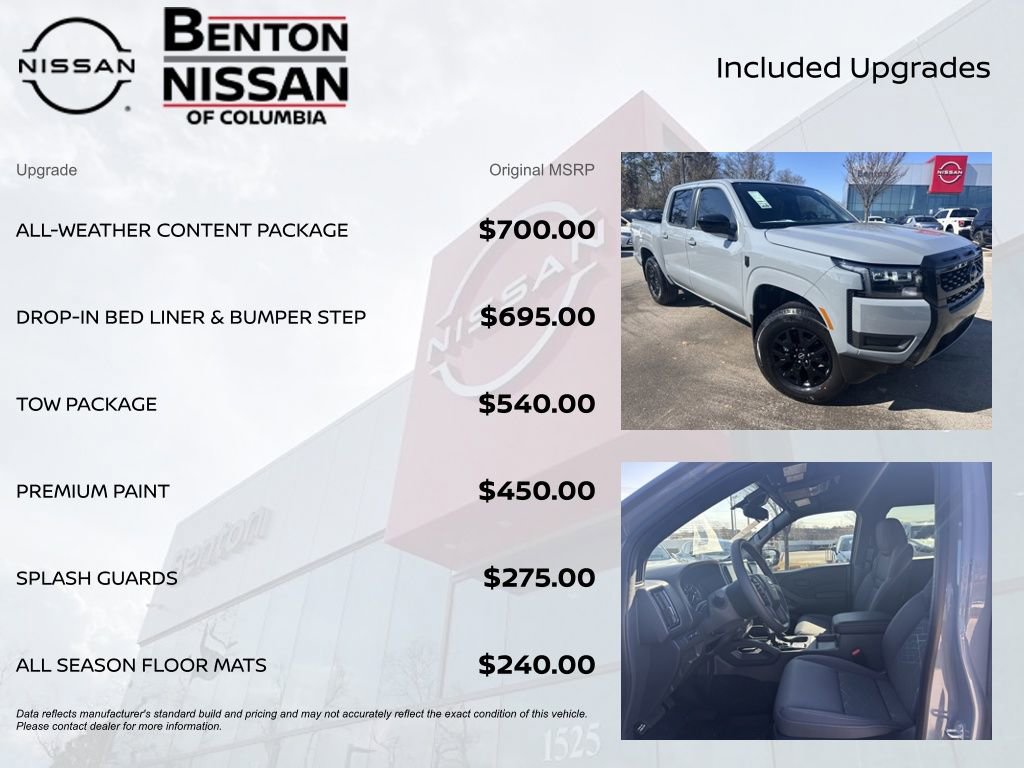 New 2026 Nissan Frontier SV w/ All-Weather Content Package image 7