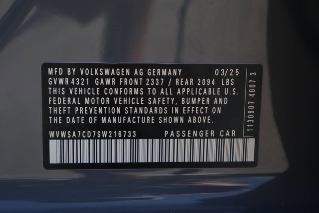 New 2025 Volkswagen GTI SE image 27