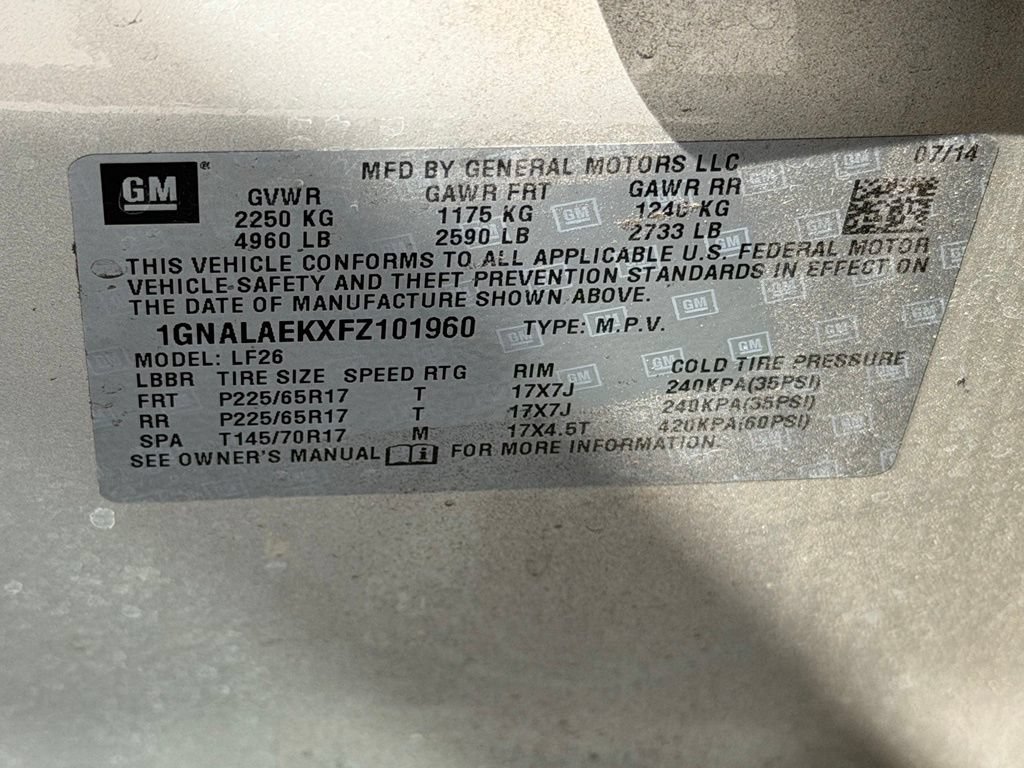 Used 2015 Chevrolet Equinox LS FWD image 28