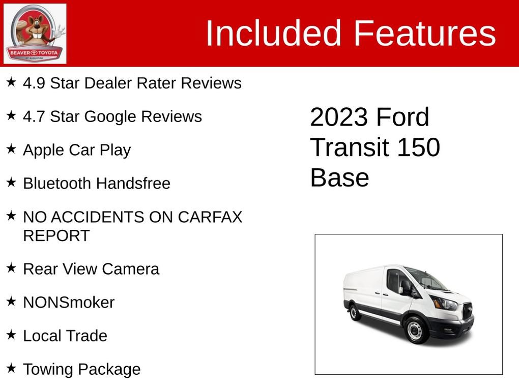 Used 2023 Ford Transit 150 Low Roof RWD image 4