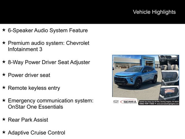 Certified 2025 Chevrolet Trax ACTIV w/ Driver Confidence Package FWD image 5