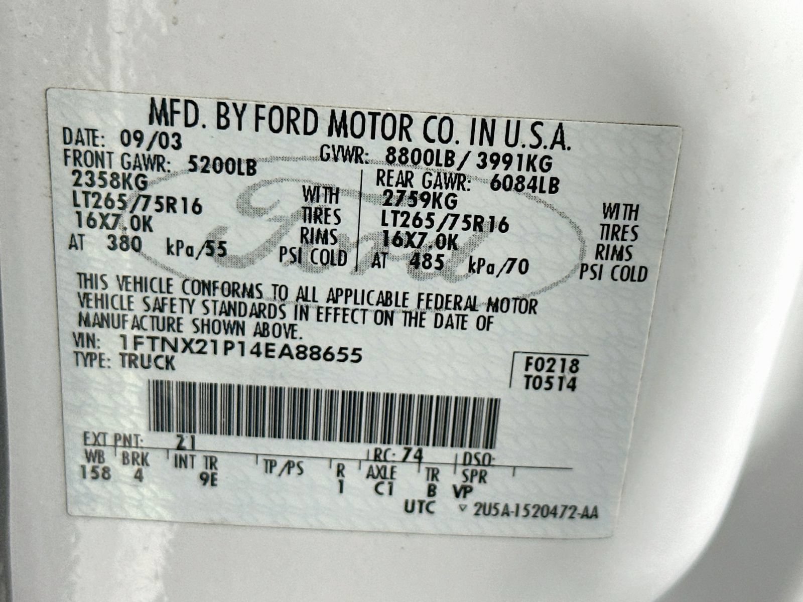 Used 2004 Ford F250 Lariat AWD/4WD image 29
