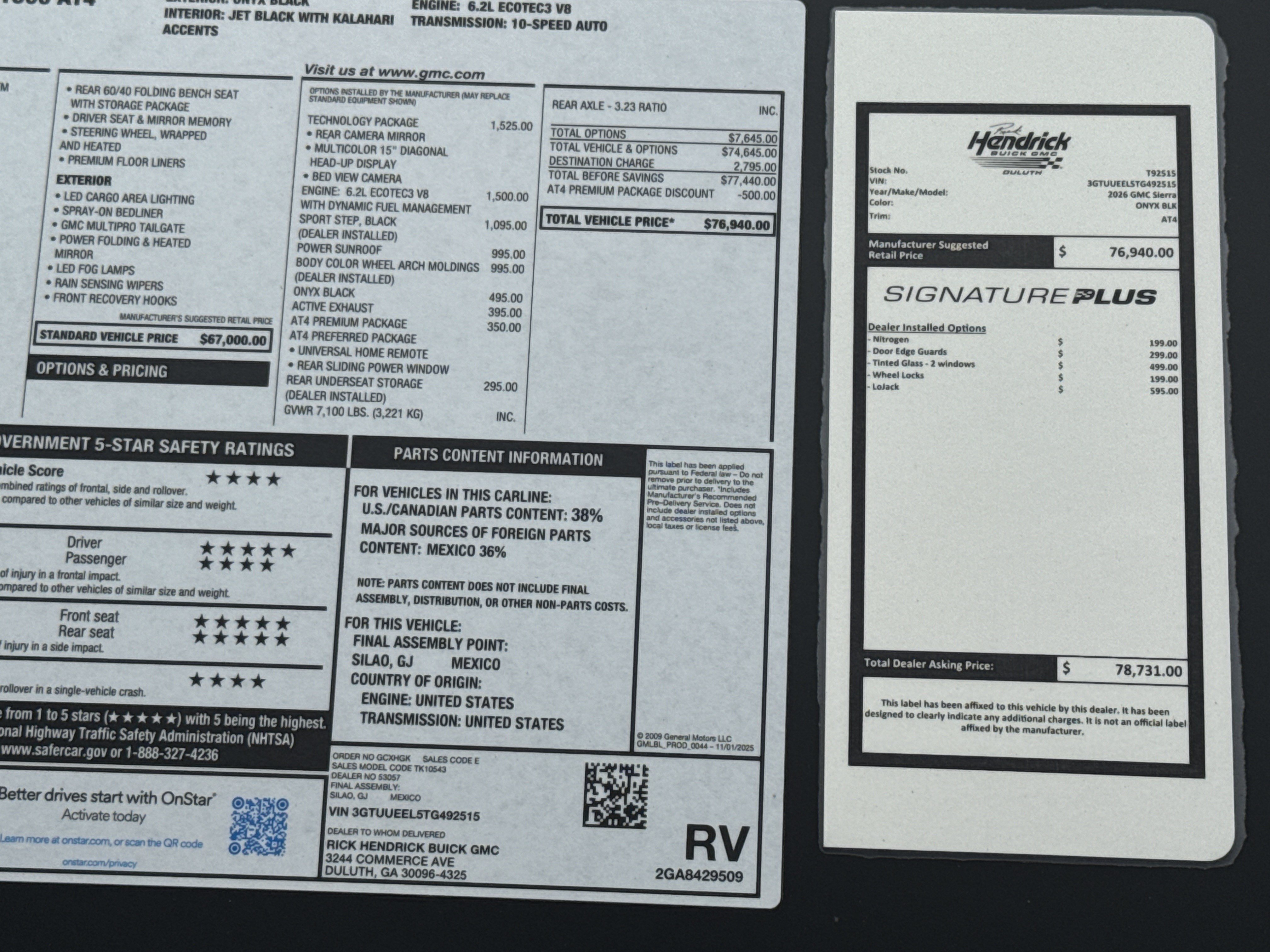 New 2026 GMC Sierra 1500 AT4 w/ AT4 Premium Package AWD/4WD image 40