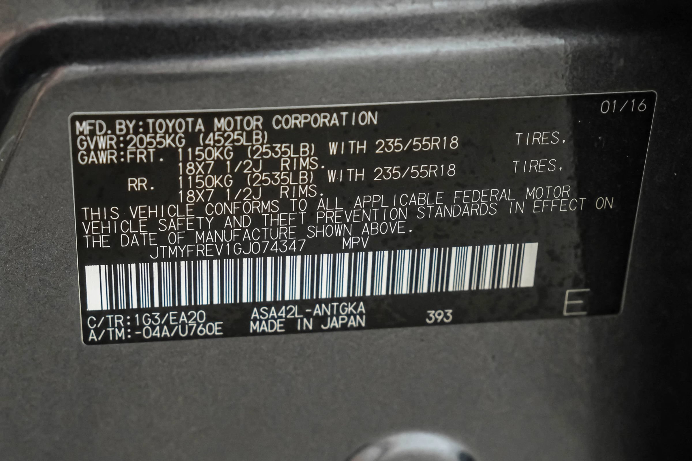 Used 2016 Toyota RAV4 Limited w/ Advanced Technology Package FWD image 56