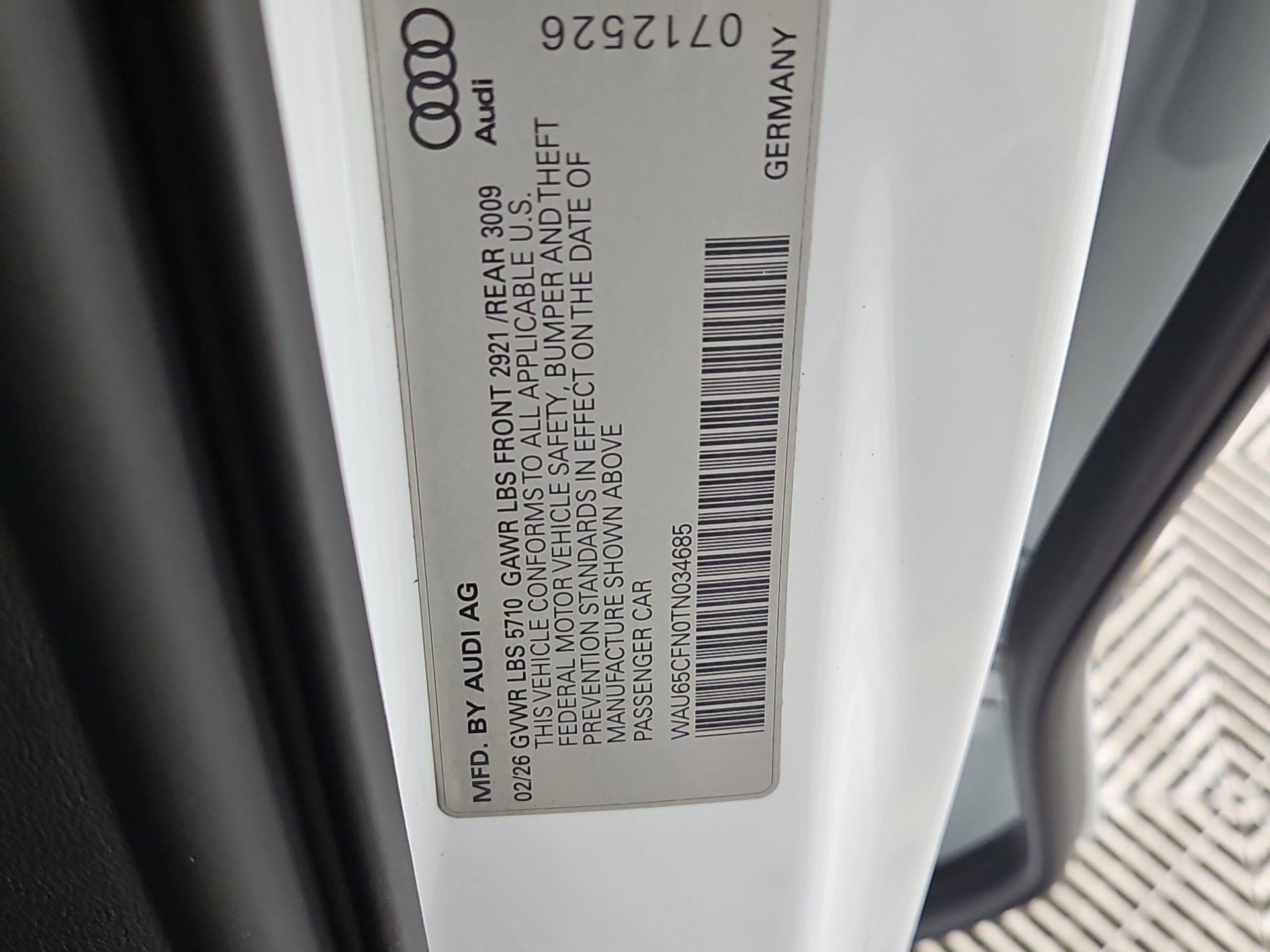 New 2026 Audi A6 Prestige AWD/4WD image 42