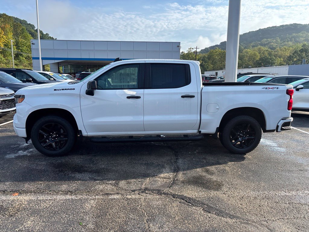 Certified 2024 Chevrolet Silverado 1500 Custom w/ Turbomax Blackout Package AWD/4WD image 3