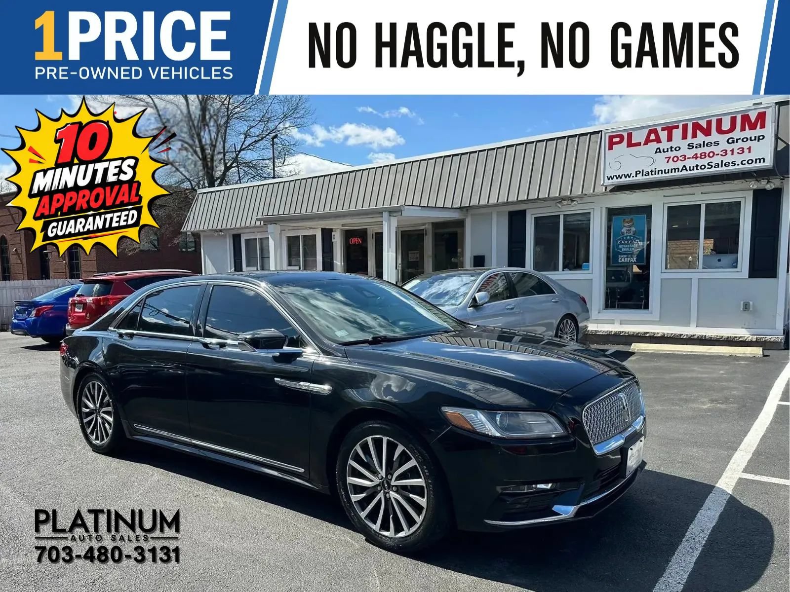 Used 2019 Lincoln Continental Select FWD image 1