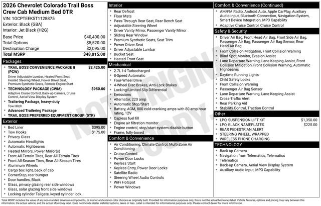 New 2026 Chevrolet Colorado Trail Boss image 5