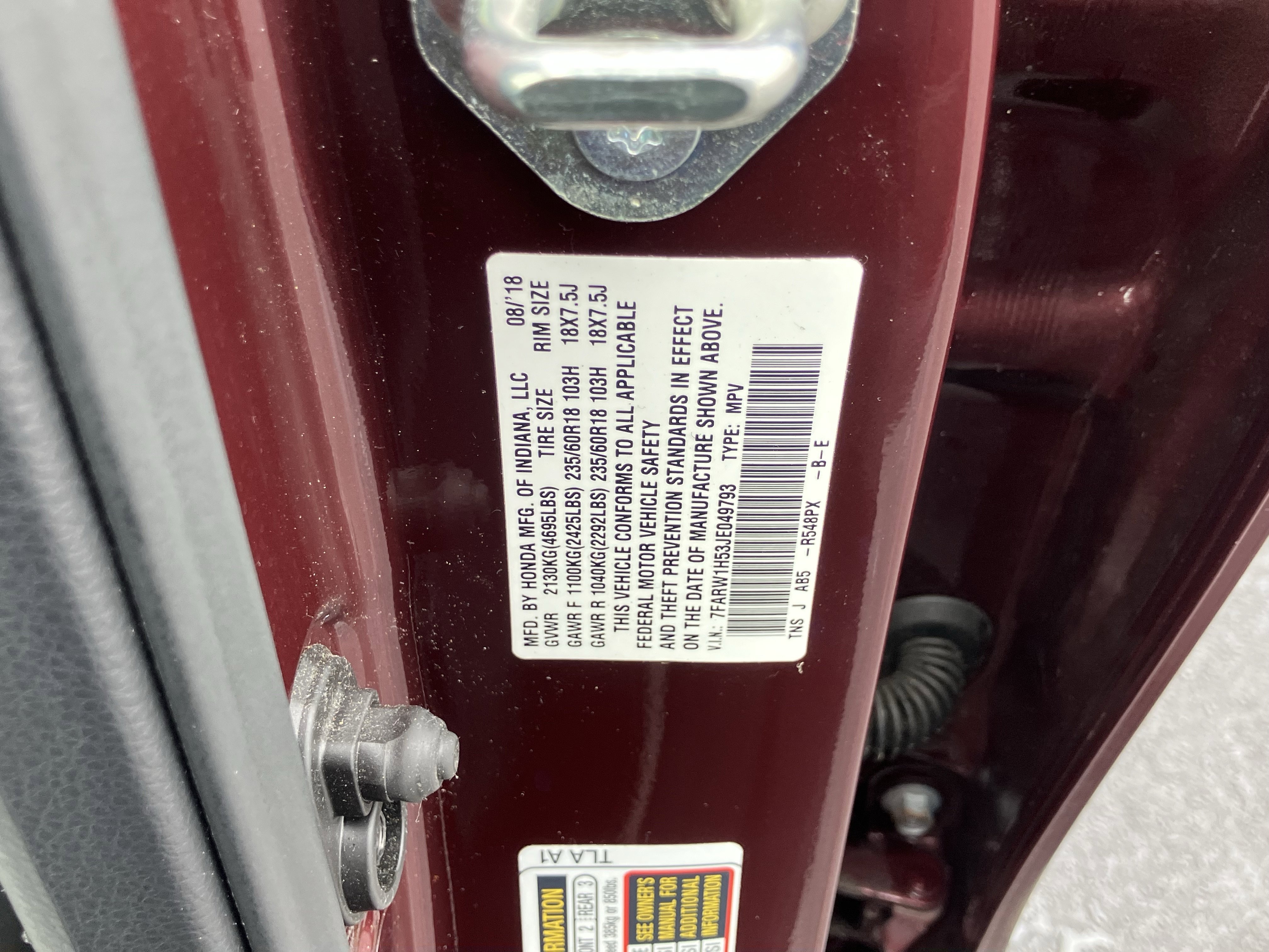 Certified 2018 Honda CR-V EX image 30