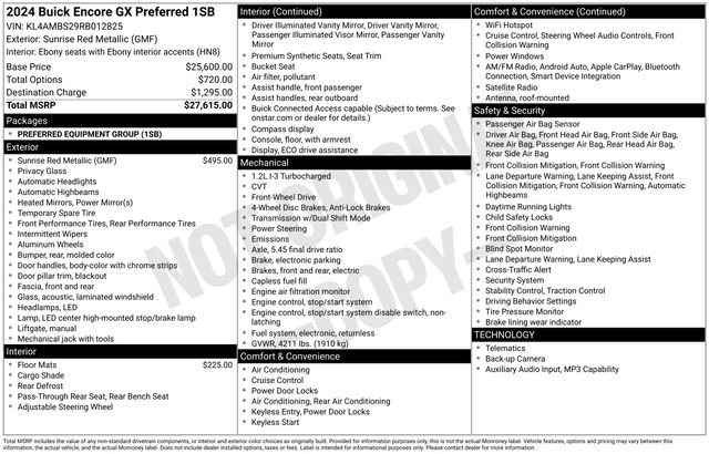 Used 2024 Buick Encore GX Preferred FWD image 2
