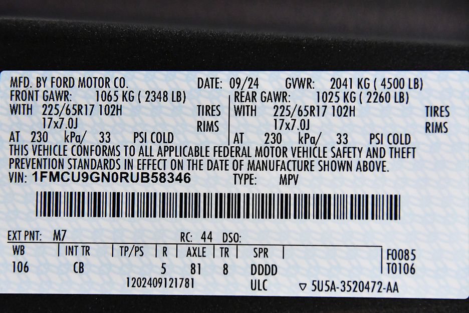 Used 2024 Ford Escape Active w/ Tech Pack #1 AWD/4WD image 15