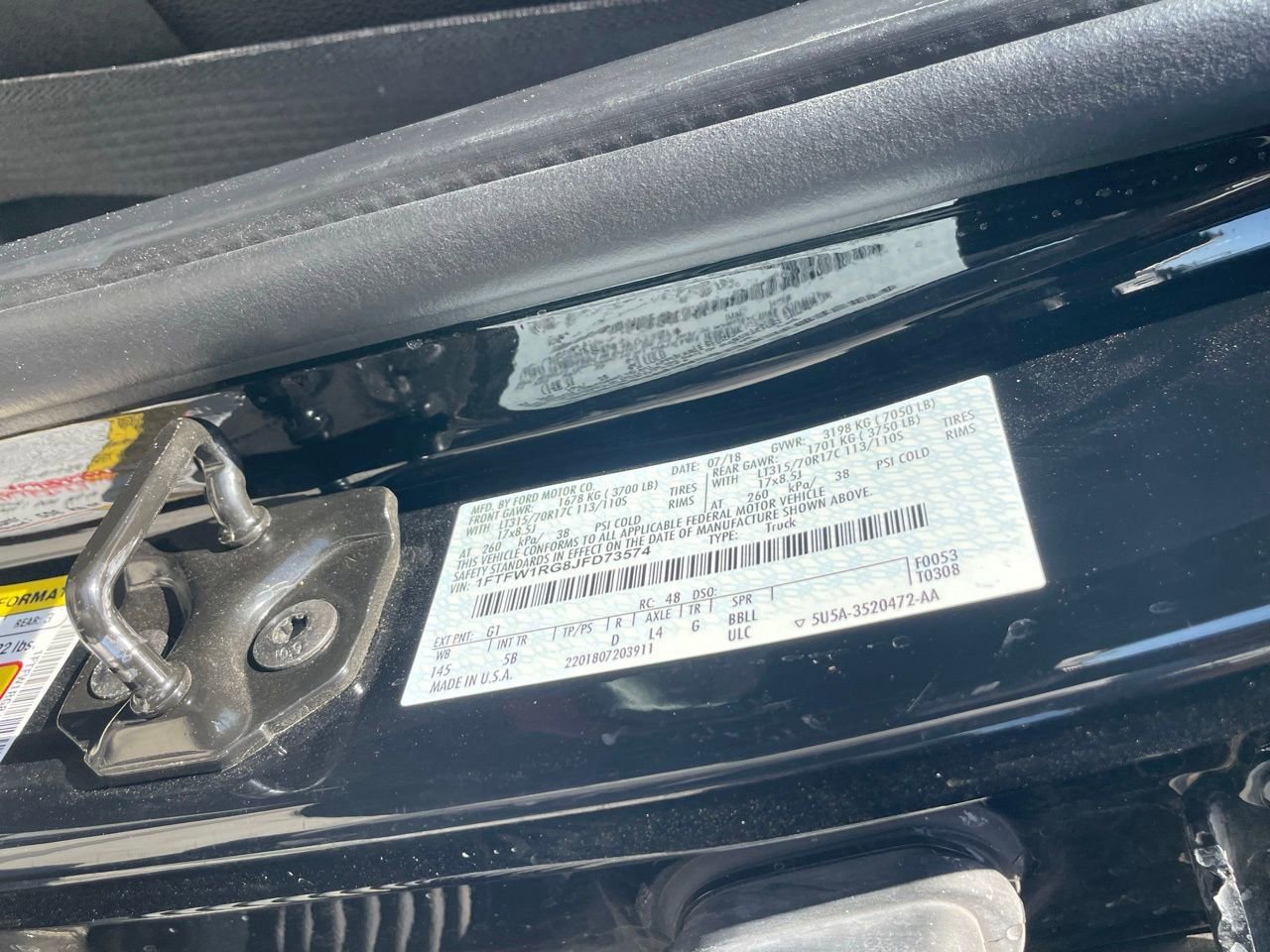 Used 2018 Ford F150 Raptor w/ Equipment Group 802A Luxury image 14