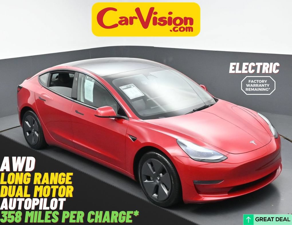 Used 2022 Tesla Model 3 Long Range AWD/4WD image 1