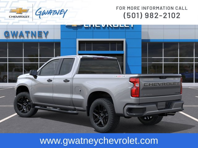 New 2026 Chevrolet Silverado 1500 Custom w/ Turbomax Blackout Package AWD/4WD image 3