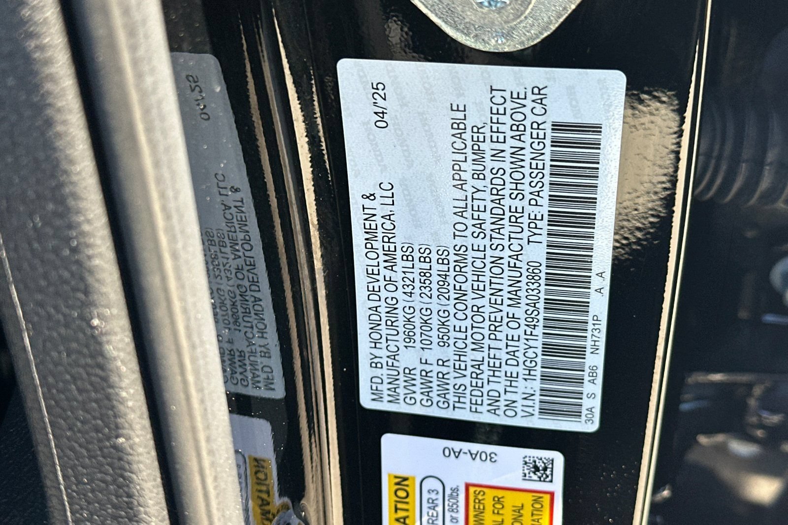 Used 2025 Honda Accord SE image 27