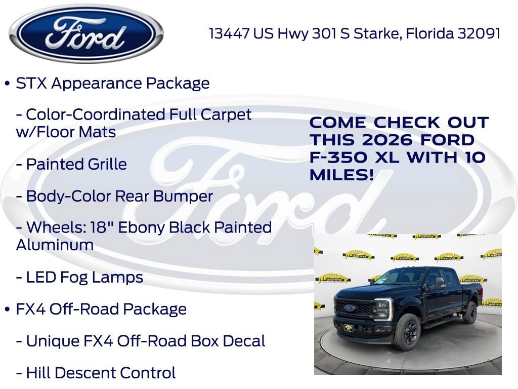 New 2026 Ford F350 XL w/ STX Appearance Package image 15