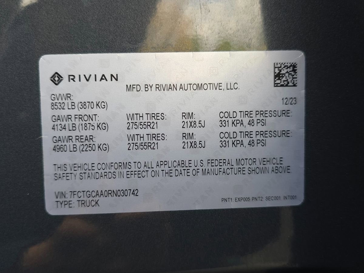 Used 2024 Rivian R1T Adventure AWD/4WD image 58