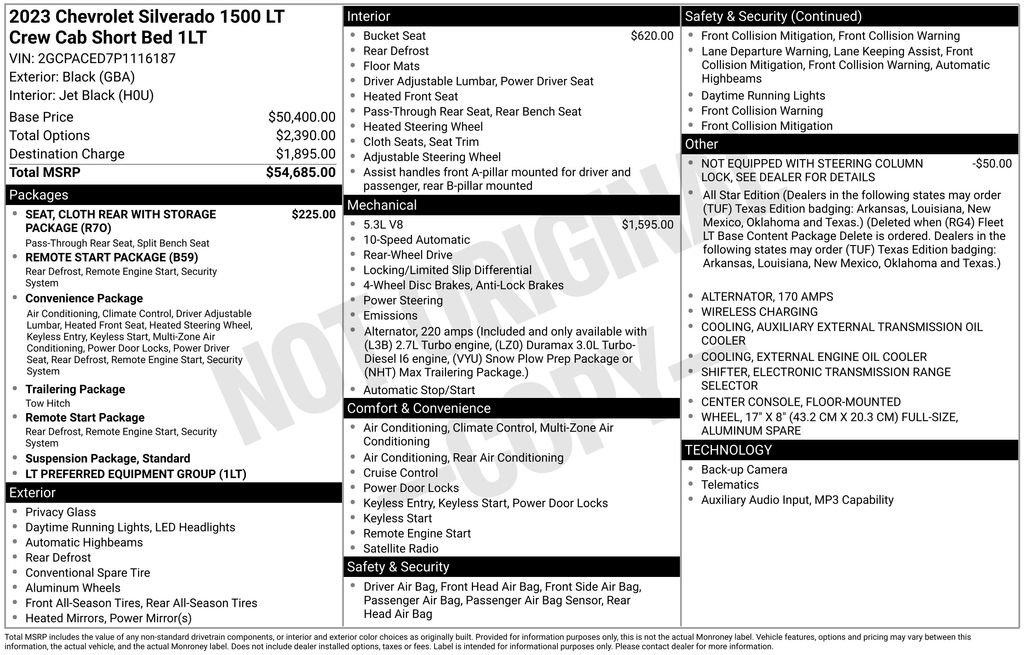 Used 2023 Chevrolet Silverado 1500 LT RWD image 6