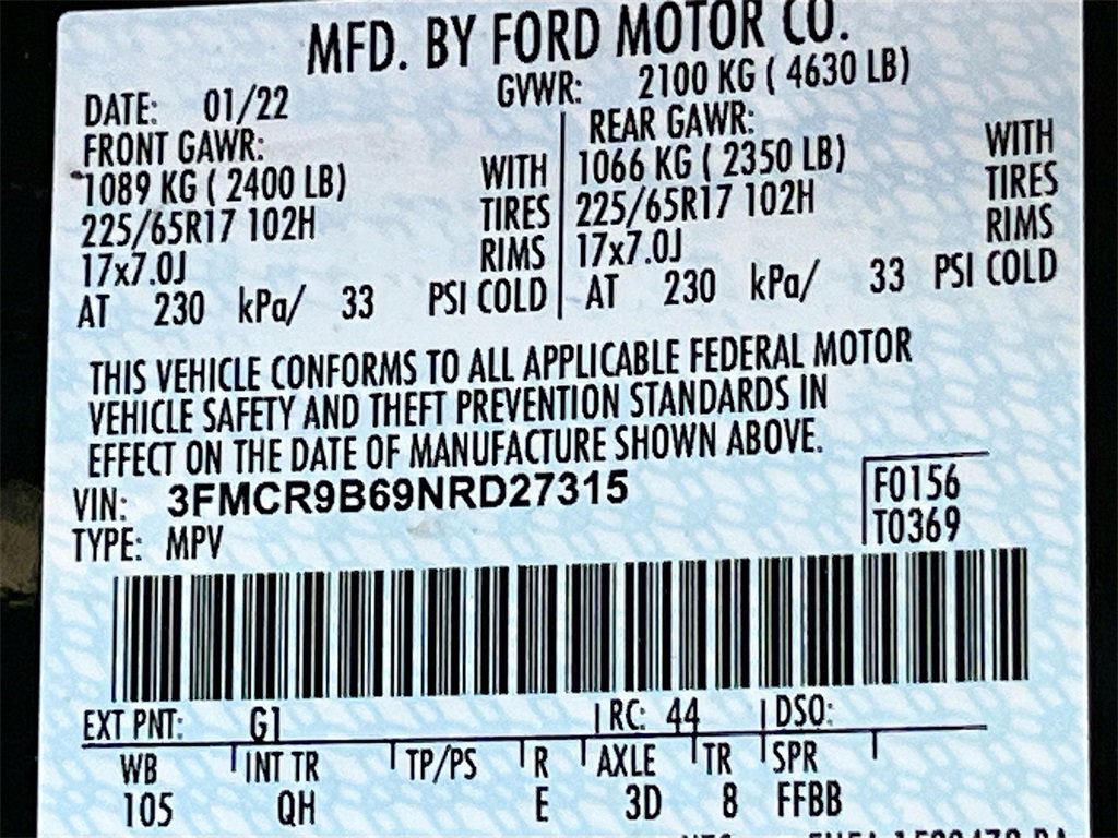 Used 2022 Ford Bronco Sport Big Bend image 30