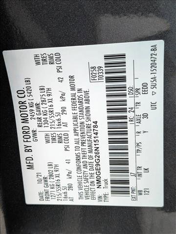 Used 2022 Ford Transit Connect Titanium w/ Trailer Tow Package FWD image 26