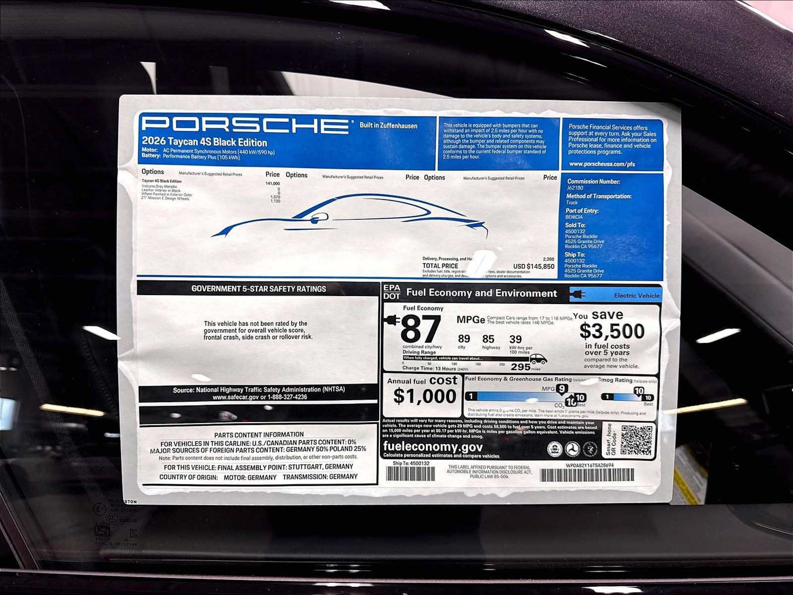 New 2026 Porsche Taycan 4S AWD/4WD image 31